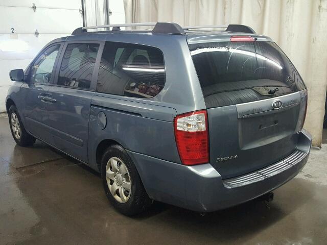 KNDMB233966056232 - 2006 KIA SEDONA EX BLUE photo 3