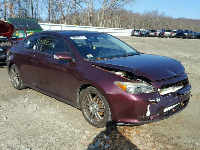 JTKDE177870147035 - 2007 TOYOTA SCION TC MAROON photo 1