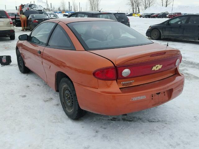 1G1JC12F457158836 - 2005 CHEVROLET CAVALIER ORANGE photo 3