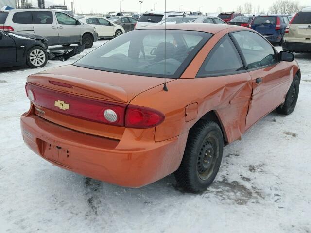 1G1JC12F457158836 - 2005 CHEVROLET CAVALIER ORANGE photo 4