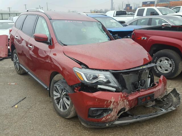 5N1DR2MMXHC648189 - 2017 NISSAN PATHFINDER RED photo 1