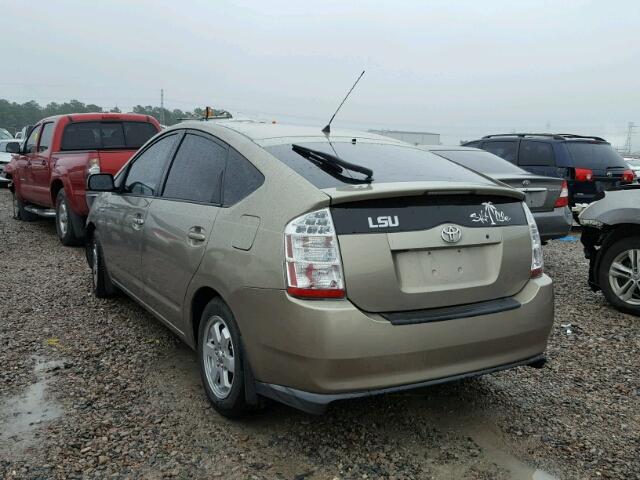 JTDKB20U777628222 - 2007 TOYOTA PRIUS GOLD photo 3