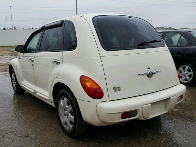 3C8FY68B85T581235 - 2005 CHRYSLER PT CRUISER WHITE photo 3