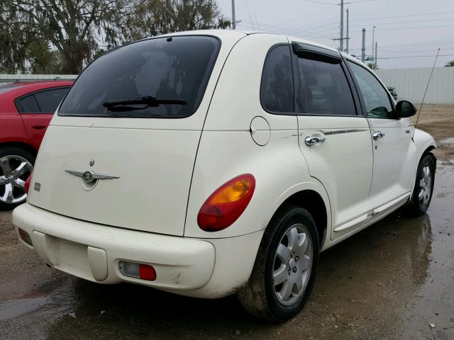 3C8FY68B85T581235 - 2005 CHRYSLER PT CRUISER WHITE photo 4