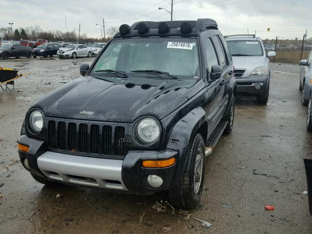 1J4GL38K13W620980 - 2003 JEEP LIBERTY RE BLACK photo 2