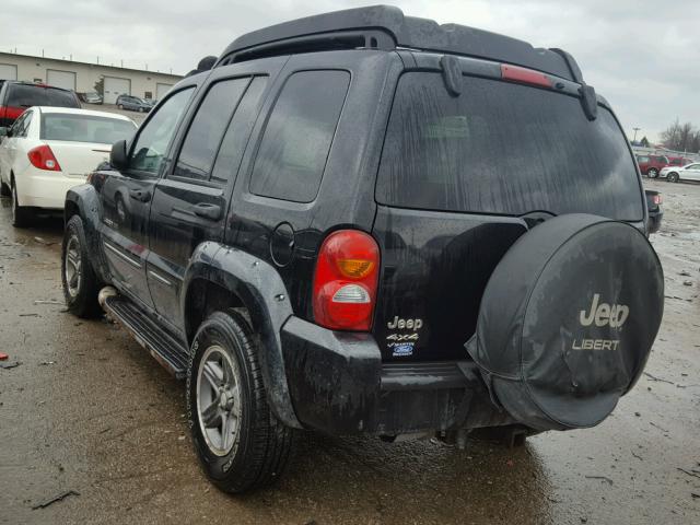 1J4GL38K13W620980 - 2003 JEEP LIBERTY RE BLACK photo 3