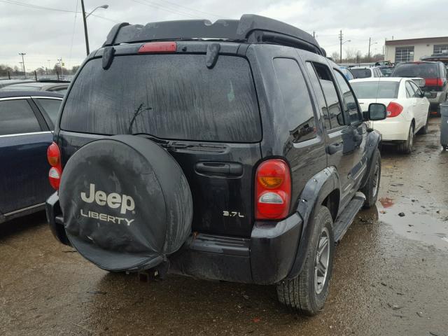 1J4GL38K13W620980 - 2003 JEEP LIBERTY RE BLACK photo 4