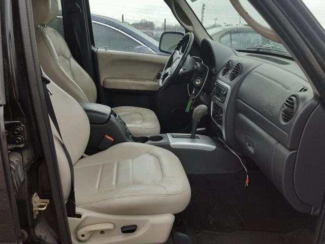 1J4GL38K13W620980 - 2003 JEEP LIBERTY RE BLACK photo 5