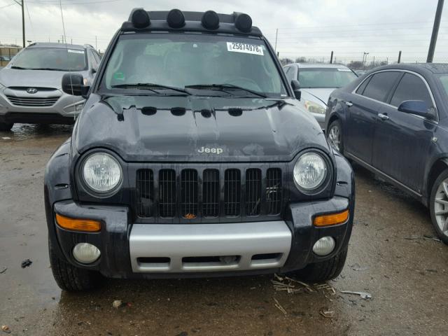 1J4GL38K13W620980 - 2003 JEEP LIBERTY RE BLACK photo 9