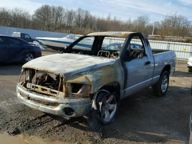 1D7HA16N05J651211 - 2005 DODGE RAM 1500 S SILVER photo 2