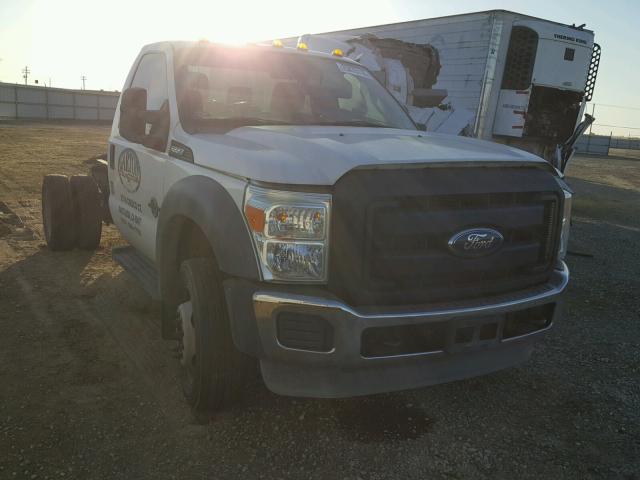 1FDUF5GT5BEB67551 - 2011 FORD F550 SUPER WHITE photo 1