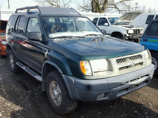 5N1ED28TXYC546573 - 2000 NISSAN XTERRA GREEN photo 1