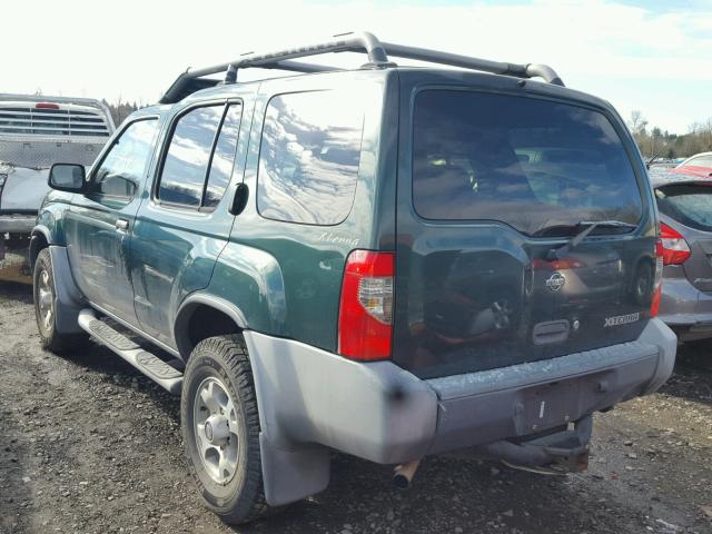 5N1ED28TXYC546573 - 2000 NISSAN XTERRA GREEN photo 3