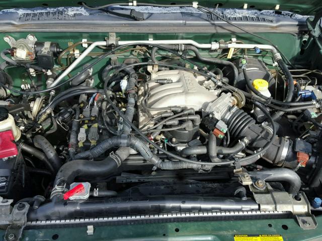 5N1ED28TXYC546573 - 2000 NISSAN XTERRA GREEN photo 7