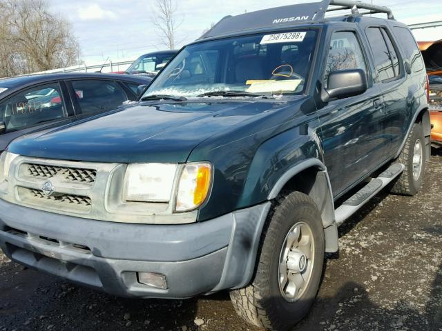 5N1ED28TXYC546573 - 2000 NISSAN XTERRA GREEN photo 9