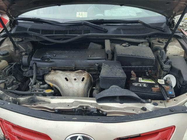 4T1BE46K19U276201 - 2009 TOYOTA CAMRY BASE BEIGE photo 7