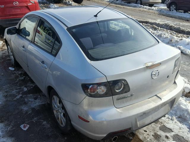 JM1BK32G681776640 - 2008 MAZDA 3 I SILVER photo 3