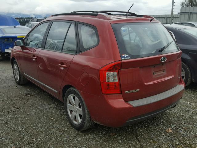 KNAFG525277071792 - 2007 KIA RONDO BASE RED photo 3