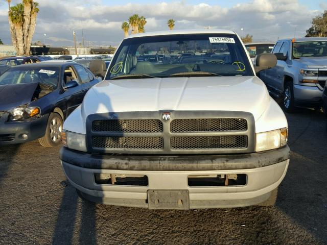 1B7HC16X01S122917 - 2001 DODGE RAM 1500 WHITE photo 9