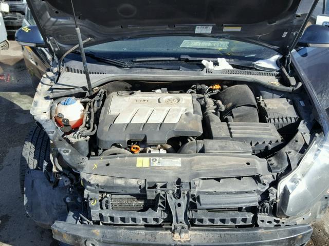 3VWTL7AJ4AM623539 - 2010 VOLKSWAGEN JETTA TDI BLUE photo 7