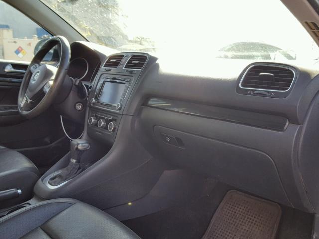 3VWTL7AJ4AM623539 - 2010 VOLKSWAGEN JETTA TDI BLUE photo 9