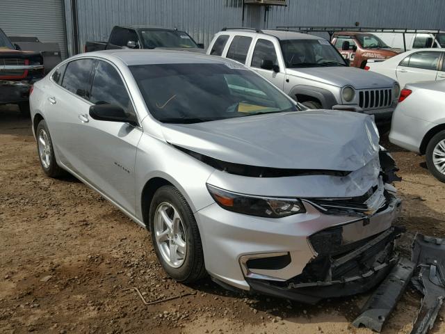 1G1ZB5ST0HF108495 - 2017 CHEVROLET MALIBU LS ვერცხლისფერი ფოტო 1