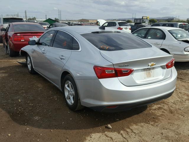 1G1ZB5ST0HF108495 - 2017 CHEVROLET MALIBU LS ვერცხლისფერი ფოტო 3