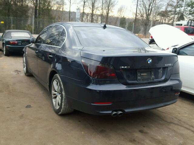 WBANV13579C155285 - 2009 BMW 528 XI BLUE photo 3