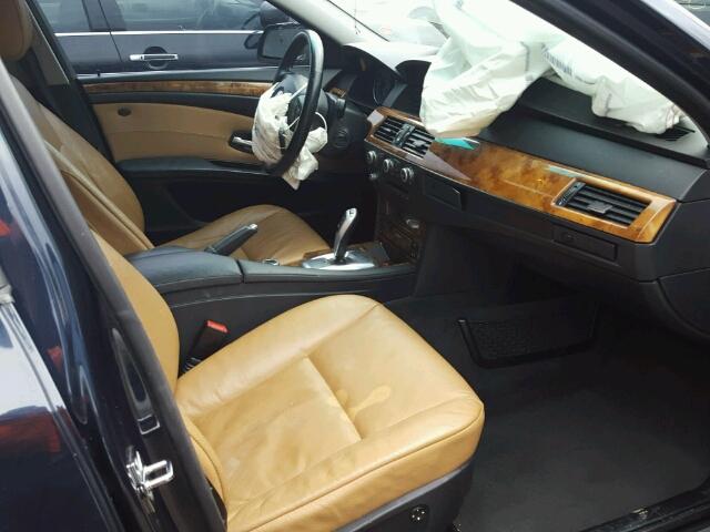 WBANV13579C155285 - 2009 BMW 528 XI BLUE photo 5