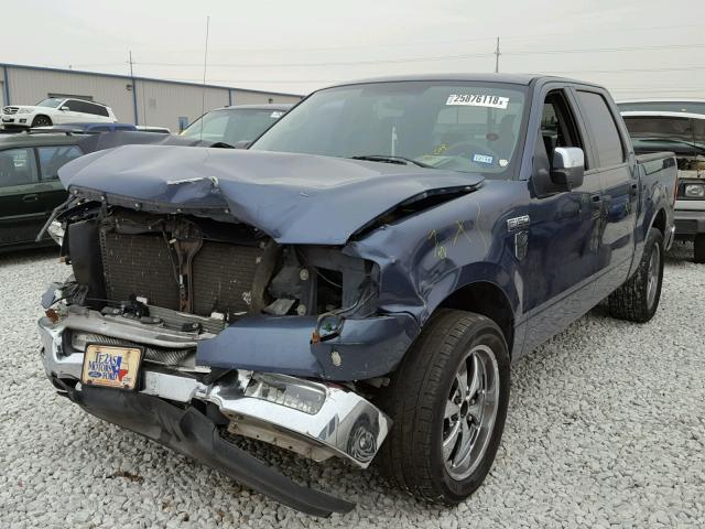 1FTPW12585KE73250 - 2005 FORD F150 SUPER BLUE photo 2