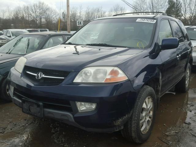 2HNYD189X3H553863 - 2003 ACURA MDX TOURIN BLUE photo 2