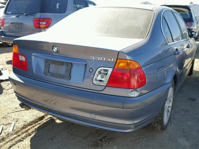 WBAAV53451JS94828 - 2001 BMW 330 I BLUE photo 4