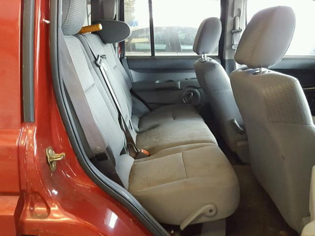 1J8HH48N66C248059 - 2006 JEEP COMMANDER წითელი ფოტო 6