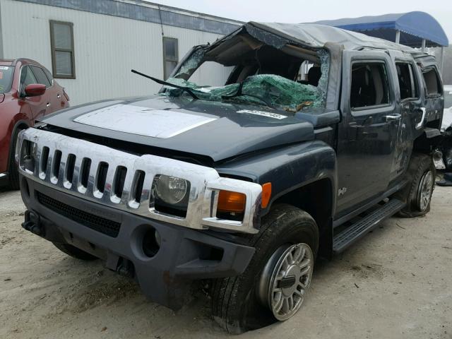 5GTDN136368145237 - 2006 HUMMER H3 BLUE photo 2