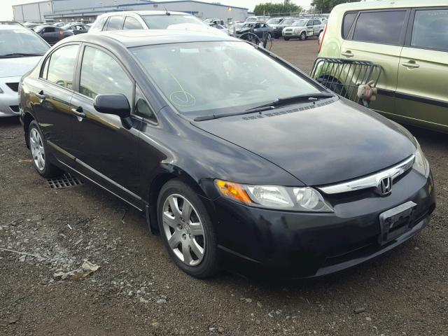 1HGFA16816L019885 - 2006 HONDA CIVIC EX შავი ფოტო 1