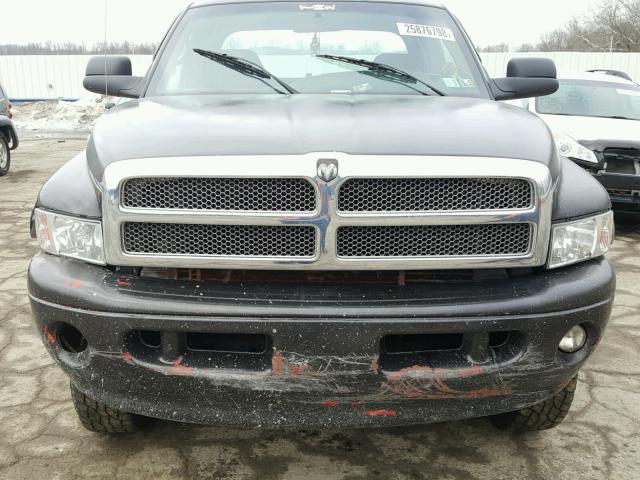 1B7KF23621J520120 - 2001 DODGE RAM 2500 BLACK photo 7