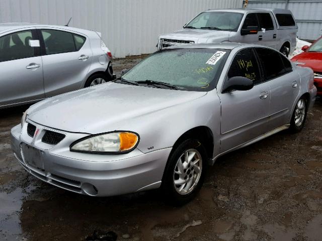 1G2NF52EX4C212522 - 2004 PONTIAC GRAND AM S Gümüş foto 2