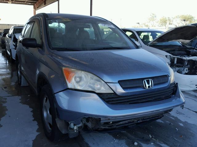 JHLRE38387C029279 - 2007 HONDA CR-V LX BLUE photo 1