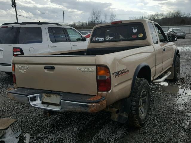 4TASM92N6XZ464549 - 1999 TOYOTA TACOMA XTR BROWN photo 4