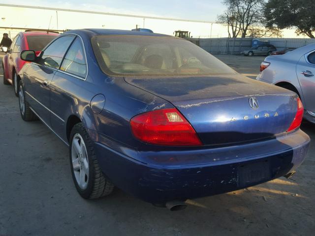 19UYA427X1A036647 - 2001 ACURA 3.2CL TYPE BLUE photo 3