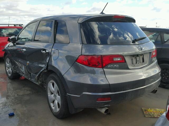 5J8TB18258A800738 - 2008 ACURA RDX GRAY photo 3