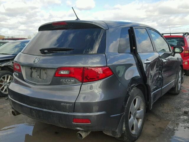 5J8TB18258A800738 - 2008 ACURA RDX GRAY photo 4