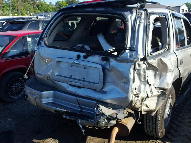 1GNDS13S352111594 - 2005 CHEVROLET TRAILBLAZE GRAY photo 10