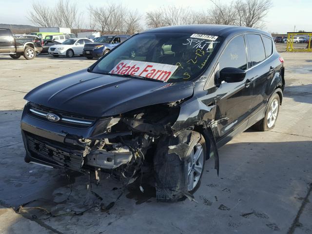 1FMCU0GX1EUA63916 - 2014 FORD ESCAPE SE BLACK photo 2