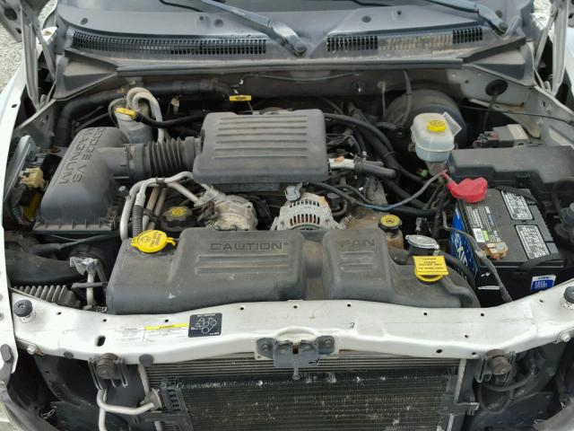 1B7HL48N32S622715 - 2002 DODGE DAKOTA QUA GRAY photo 7