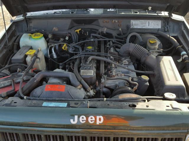 1J4FJ68S7TL334958 - 1996 JEEP CHEROKEE S GREEN photo 7