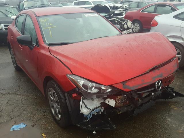 JM1BM1T74F1272890 - 2015 MAZDA 3 SV RED photo 1