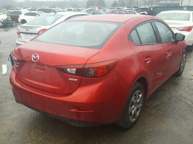 JM1BM1T74F1272890 - 2015 MAZDA 3 SV RED photo 4