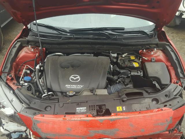 JM1BM1T74F1272890 - 2015 MAZDA 3 SV RED photo 7