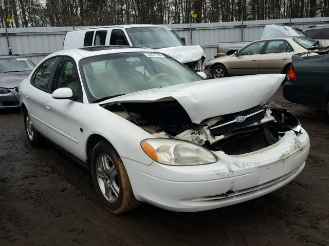 1FAFP56S8YG156159 - 2000 FORD TAURUS SEL WHITE photo 1